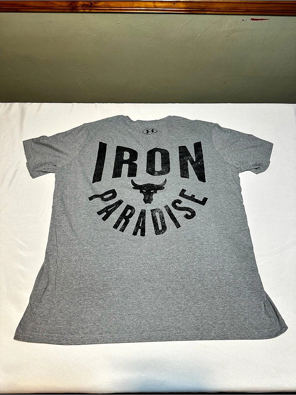 Under Armour Project Rock Iron Paradise T-Shirt Graphic Short Sleeve Tee